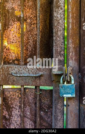 Old padlock Stock Photo