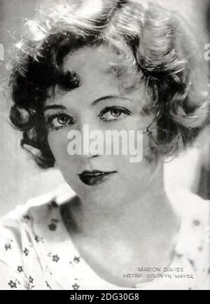 MARION DAVIES (1897-1961) American film actress,, producer, screenwriter and philanthropist about 1930. Stock Photo