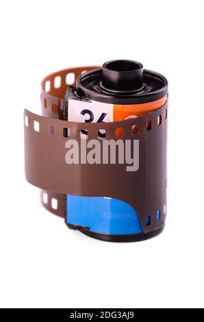 35 mm negative film Stock Photo