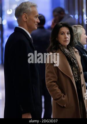 Attorney Sheri Dillon stands near the elevators at Trump Tower on January 11, 2017 in New York City. U.S. President Elect Donald Trump is still holding meetings upstairs at Trump Tower as he continues to fill in key positions in his new administration. Photo by John Angelillo/UPI Stock Photo