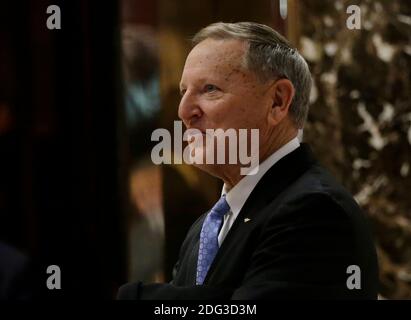 Stuart Witt stands near the elevators when he arrives at Trump Tower on January 11, 2017 in New York City. U.S. President Elect Donald Trump is still holding meetings upstairs at Trump Tower as he continues to fill in key positions in his new administration. Photo by John Angelillo/UPI Stock Photo