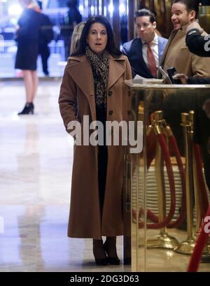 Attorney Sheri Dillon stands near the elevators at Trump Tower on January 11, 2017 in New York City. U.S. President Elect Donald Trump is still holding meetings upstairs at Trump Tower as he continues to fill in key positions in his new administration. Photo by John Angelillo/UPI Stock Photo