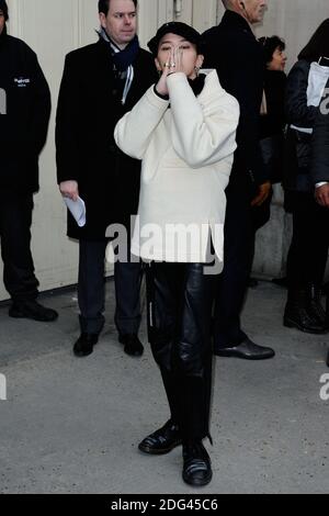 G-Dragon Wears Chanel Womenswear at Paris Fashion Week Spring 2018