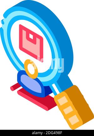 research product for buy isometric icon vector illustration Stock Vector