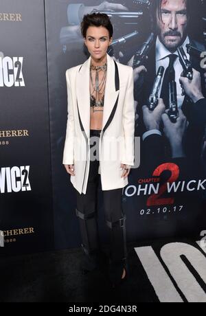 Ruby Rose attends the premiere of John Wick: Chapter 2 at ArcLight Hollywood on January 30, 2017 in Los Angeles, CA, USA. Photo by Lionel Hahn/ABACAPRESS.COM Stock Photo