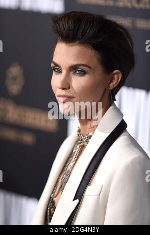 Ruby Rose attends the premiere of John Wick: Chapter 2 at ArcLight Hollywood on January 30, 2017 in Los Angeles, CA, USA. Photo by Lionel Hahn/ABACAPRESS.COM Stock Photo