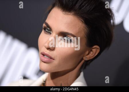 Ruby Rose attends the premiere of John Wick: Chapter 2 at ArcLight Hollywood on January 30, 2017 in Los Angeles, CA, USA. Photo by Lionel Hahn/ABACAPRESS.COM Stock Photo