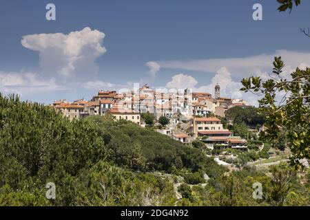 Sant Ilario, small village on Elba, Tuscany, Italy Stock Photo