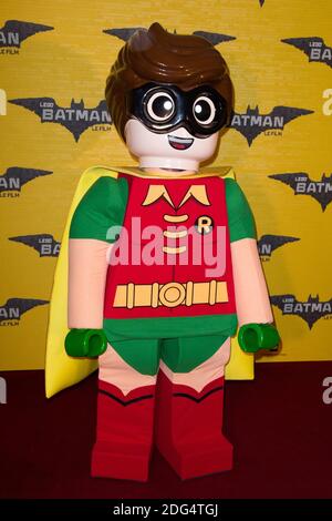 Robin lors de l'avant-premiere du film 'Lego Batman' au Grand Rex le 01 fevrier 2016 a Paris, France. Photo by Nasser Berzane/ABACAPRESS.COM Stock Photo