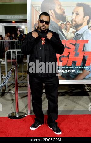 Ice Cube attends the premiere of Warner Bros. Pictures' 'Fist Fight' on February 13, 2017 in Los Angeles, CA, USA. Photo by Lionel Hahn/ABACAPRESS.COM Stock Photo