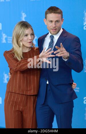 Sienna Miller and Charlie Hunnam attending The Lost City of Z Photocall during the 67th Berlin International Film Festival (Berlinale) in Berlin, Germany on Februay 14, 2017. Photo by Aurore Marechal/ABACAPRESS.COM Stock Photo