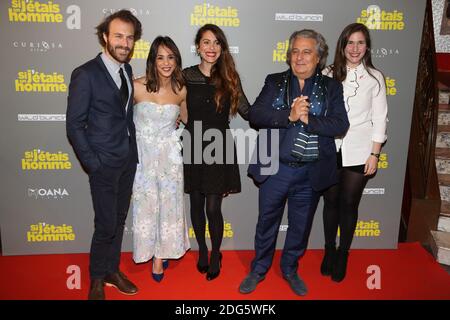 Antoine Gouy Alice Belaidi Audrey Dana Christian Clavier Et Josephine Drai Lors De La Premiere De