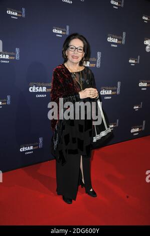 Nana Mouskouri during the 42nd Annual Cesar Film Awards ceremony held at the Salle Pleyel in Paris, France on February 24, 2017. Photo by Alban Wyters/ABACAPRESS.COM Stock Photo