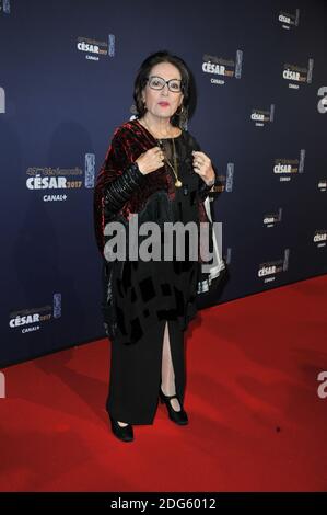 Nana Mouskouri during the 42nd Annual Cesar Film Awards ceremony held at the Salle Pleyel in Paris, France on February 24, 2017. Photo by Alban Wyters/ABACAPRESS.COM Stock Photo