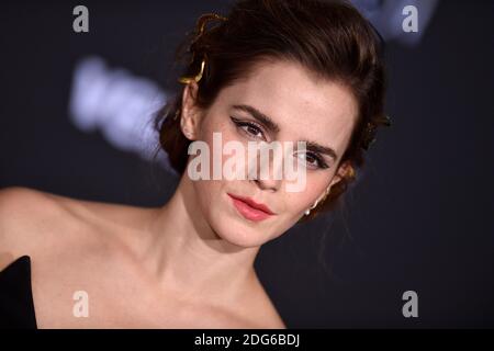 Emma Watson attends the Premiere of Disney's 'Beauty And The Beast' at El Capitan Theatre on March 2, 2017 in Los Angeles, CA, USA. Photo by Lionel Hahn/ABACAPRESS.COM Stock Photo