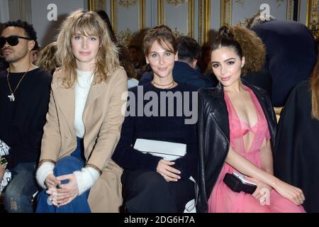 Pauline Lefevre, Ophelie Meunier and Olivia Culpo attending the John Galliano show during Paris Fashion Week Ready to wear FallWinter 2017-18 on March 05, 2017 at the Grand Hotel in Paris, France. Photo by Aurore Marechal/ABACAPRESS.COM Stock Photo