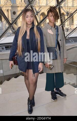 Jaden Smith attending the photocall held before the Louis Vuitton