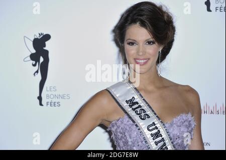 Iris Mittenaere, Miss Universe (originally from North of France) attends 'Les Bonnes Fees' first charity gala at Hotel d'Evreux, on March 20, 2017 in Paris, France. Photo Edouard BERNAUX/ABACAPRESS.COM Stock Photo