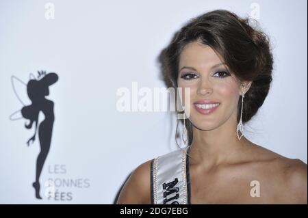 Iris Mittenaere, Miss Universe (originally from North of France) attends 'Les Bonnes Fees' first charity gala at Hotel d'Evreux, on March 20, 2017 in Paris, France. Photo Edouard BERNAUX/ABACAPRESS.COM Stock Photo
