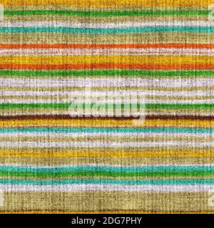 Variegated multicolor horizontal tapestry stripe woven texture. Space ...