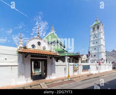 Masjid Kampung Kling is an old mosque in Melaka, Malaysia Stock Photo