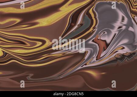 A beautiful abstraction in color with various forms Stock Photo