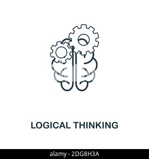 Logical Thinking icon from personality collection. Simple line Logical ...