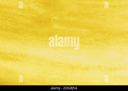 Abstract painting yellow background. Color watercolor paper texture. Stock Photo