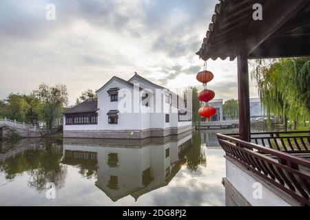 Jiangsu wuzhong district suzhou Lu town straight Stock Photo