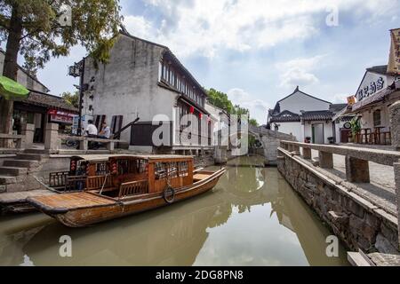 Jiangsu wuzhong district suzhou Lu town straight Stock Photo