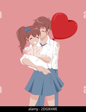 Anime Couple Images – Browse 7,865 Stock Photos, Vectors, and Video | Adobe  Stock