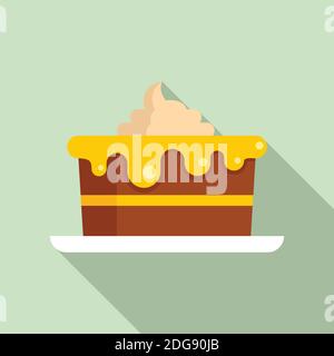 Room service birthday cake icon, outline style Stock Vector Image & Art ...