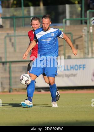 Footballer Christopher Handke (1.FC Magdeburg) Stock Photo