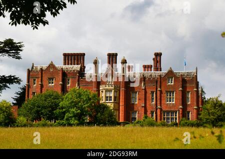 De Vere Latimer Estate, formerly Latimer Place, or Latimer House. Chesham, Buckinghamshire, England, UK. Grand country house. Stock Photo