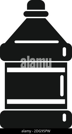 Cleaning liquid bottle icon, simple style Stock Vector