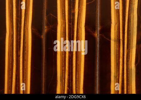 Tiger eye stone texture background Stock Photo