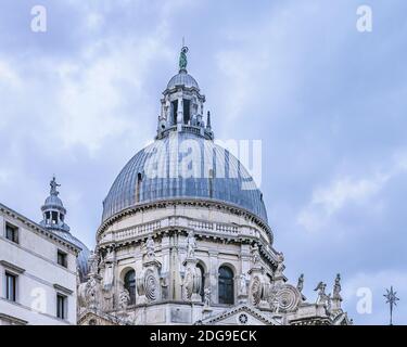 Santa Maria della Salute Exterior Facade Stock Photo