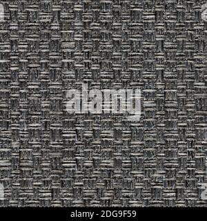 Expensive textile background in ideal grey hue. Seamless square texture, tile ready. Stock Photo