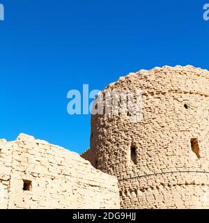 In iran the old  castle Stock Photo