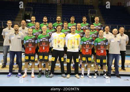 Team picture SC Magdeburg DHB HBL DKB Handball Bundesliga season 2018/19 Stock Photo