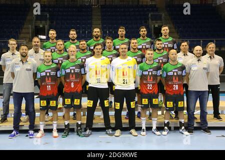 Team picture SC Magdeburg DHB HBL DKB Handball Bundesliga season 2018/19 Stock Photo