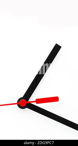 Clock in the white background Stock Photo