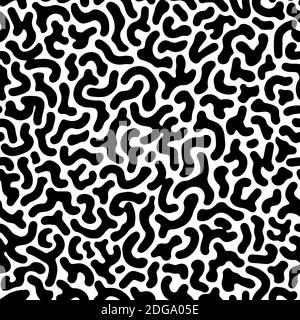 Vector hand drawn monochrome purifier fish skin seamless pattern Stock ...