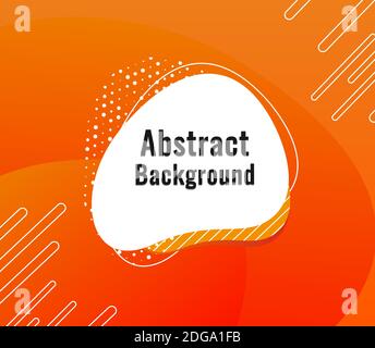 Orange yellow abstract background. Vector illustration graphic design template for presentation. Vector illustration Stock Vector