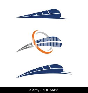 Fast Train icon vector illustration design template Stock Vector