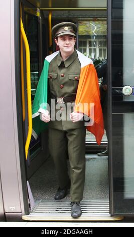 Dublin, Ireland, 24th April 2018. Pictured is Irish actor Paul Mescal had the most liked tweet on Irish Twitter this year, when he corrected UK media who were claiming the actor as British by tweeting 'I'm Irish'. This image shows Paul Mescal in Dublin, 24th April 2018, as he publicises The Abbey Theatre and Lyric Hammersmith’s production of The Plough and the Stars by Sean O’Casey. Credit: Leon Farrell/RollingNews.ie Stock Photo