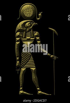 King Ra Ancient Egyptian god Ra, the ancient Egyptian deity of the sun, the ...