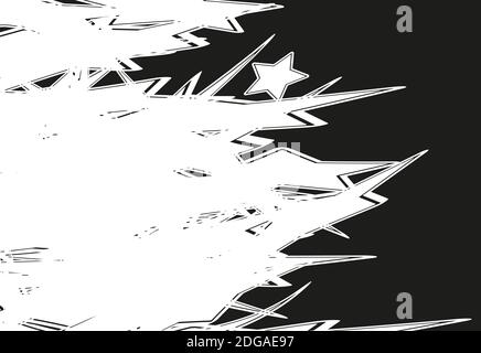 Fashion background, grunge white with black. Vector illustracation.  Stock Vector