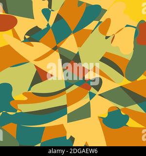 Abstract art multicolored pattern, background for layout. Vector illustration Stock Vector