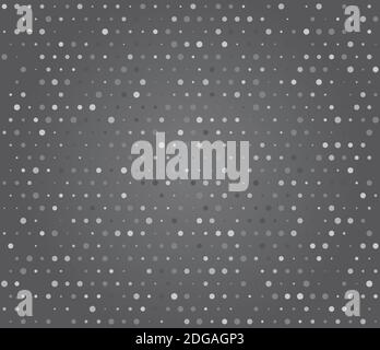 Black metal texture steel background. Perforated sheet metal. Vector illustration Stock Vector